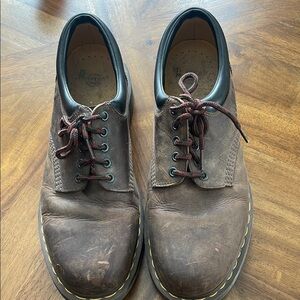 Dr. Martens Brown Leather Men's Shoes